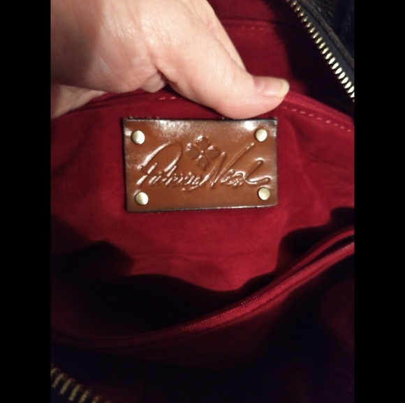 Patricia Nash Macellara Oval Leather Satchel Limited Edition Tropical Escape - Picture 5 of 12